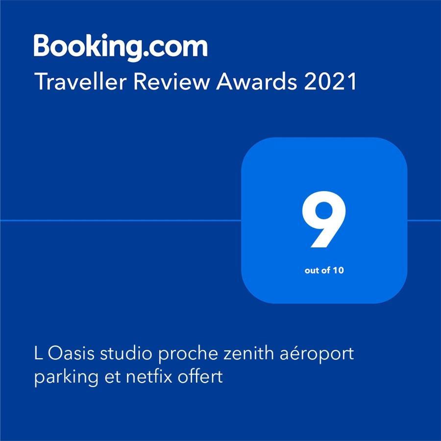 L Oasis studio proche hôpital et aéroport Piscine Parking &Netflix Toulouse Exterior foto
